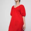 Puff-sleeve mini smock dress Puff-sleeve mini smock dress
