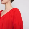 Puff-sleeve mini smock dress Puff-sleeve mini smock dress