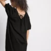 Puff-sleeve mini smock dress Puff-sleeve mini smock dress