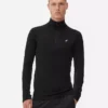 Quarter-zip long sleeve gym top Quarter-zip long sleeve gym top