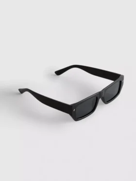 Rectangle frame slim sunglasses