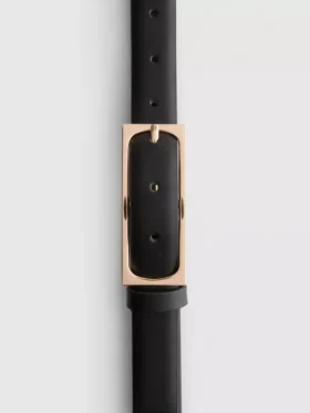 Rectangular buckle belt