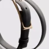 Rectangular buckle belt