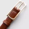 Rectangular buckle belt