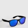 Rectangular mirrored sunglasses