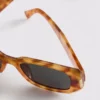Rectangular tortoiseshell sunglasses Rectangular tortoiseshell sunglasses