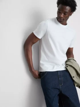 Regular fit white t-shirt