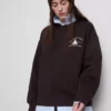 Relaxed cotton blend printed sweatshirt Relaxed cotton blend printed sweatshirt