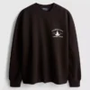 Relaxed cotton blend printed sweatshirt Relaxed cotton blend printed sweatshirt