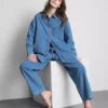 Relaxed cotton denim button-up shirt Relaxed cotton denim button-up shirt