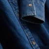 Relaxed cotton denim button-up shirt Relaxed cotton denim button-up shirt