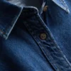 Relaxed cotton denim button-up shirt Relaxed cotton denim button-up shirt