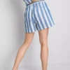 Relaxed cotton striped beach shorts Relaxed cotton striped beach shorts
