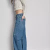 Relaxed low-rise straight-leg denim jeans Relaxed low-rise straight-leg denim jeans
