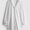 Relaxed printed boyfriend nightshirt Relaxed printed boyfriend nightshirt