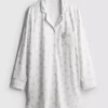 Relaxed printed boyfriend nightshirt Relaxed printed boyfriend nightshirt