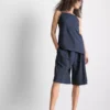 Relaxed textured bermuda shorts Relaxed textured bermuda shorts