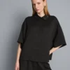Relaxed textured satin shirt Relaxed textured satin shirt