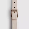 Reversible belt with metallic buckle Reversible belt with metallic buckle