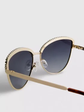 Rhinestone cat eye sunglasses