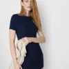 Ribbed bodycon mini t-shirt dress Ribbed bodycon mini t-shirt dress
