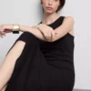 Ribbed built-in-bra midi dress Ribbed built-in-bra midi dress