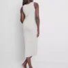 Ribbed built-in-bra midi dress Ribbed built-in-bra midi dress