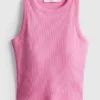 Ribbed built-in bra tank Ribbed built-in bra tank
