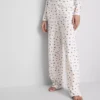 Ribbed butterfly pajama bottoms Ribbed butterfly pajama bottoms
