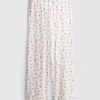 Ribbed butterfly pajama bottoms Ribbed butterfly pajama bottoms