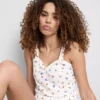 Ribbed butterfly pajama cami Ribbed butterfly pajama cami