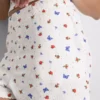 Ribbed butterfly pajama shorts Ribbed butterfly pajama shorts