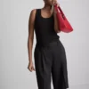 Ribbed cotton blend tank Ribbed cotton blend tank