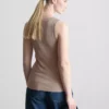 Ribbed cotton blend tank Ribbed cotton blend tank