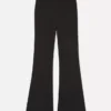 Ribbed flared pants