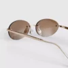 Rimless oval-lens sunglasses Rimless oval-lens sunglasses