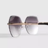 Rimless square diamanta sunglasses Rimless square diamanta sunglasses