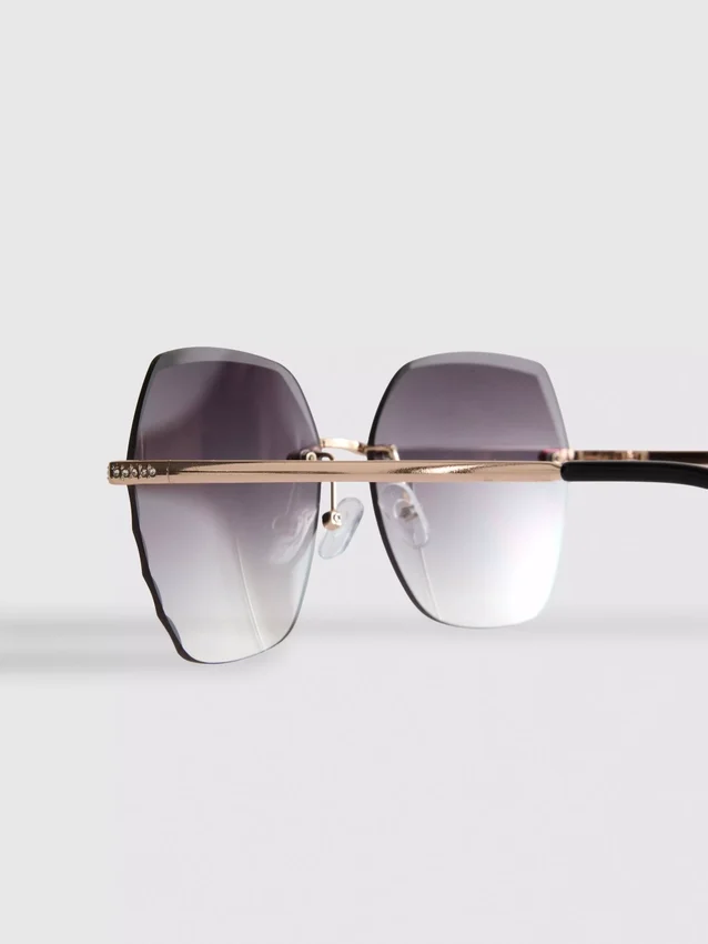 Rimless square diamanta sunglasses Rimless square diamanta sunglasses