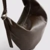 Ring detail slouch shoulder bag