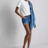 Ripped denim shorts Ripped denim shorts