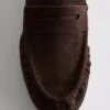 Ruched loafers