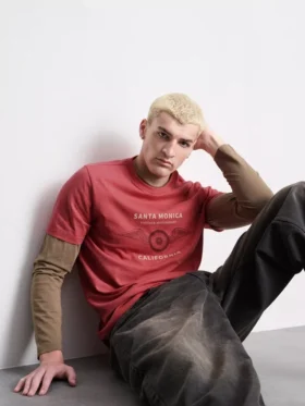 Santa monica short sleeve t-shirt