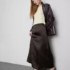 Satin circle maxi skirt Satin circle maxi skirt