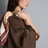 Satin one-shoulder asymmetrical top Satin one-shoulder asymmetrical top
