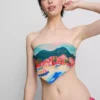 Scenic print bandana bikini top Scenic print bandana bikini top