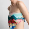Scenic print bandana bikini top Scenic print bandana bikini top