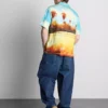 Scenic revere collar shirt