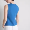 Sculpted button through waistcoat