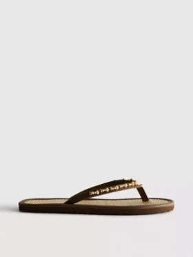 Seagrass effect flip flops