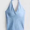 Seamless halterneck active tank Seamless halterneck active tank